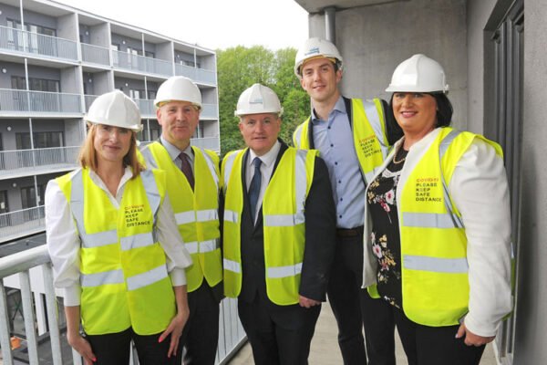 Housing Minister of State Kieran O’Donnell visits new developments in Louth