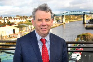 Michael O’Dowd pictured in Drogheda with the River Boyne in the background