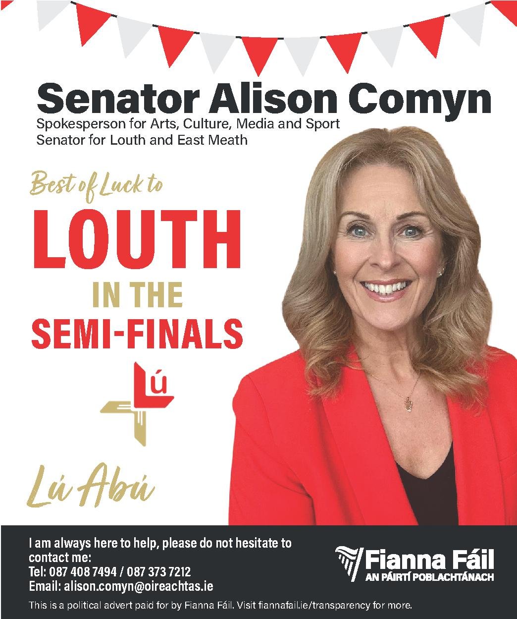 Alison Comyn advertisement
