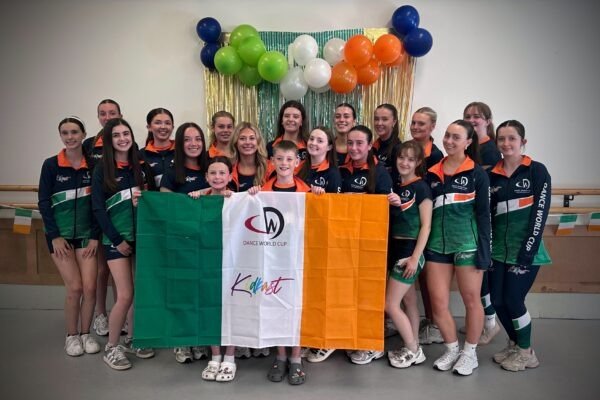 Kidkast dancers representing Drogheda at the Dance World Cup Finals
