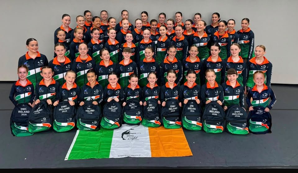 Starlight dancers representing Drogheda at the Dance World Cup Finals