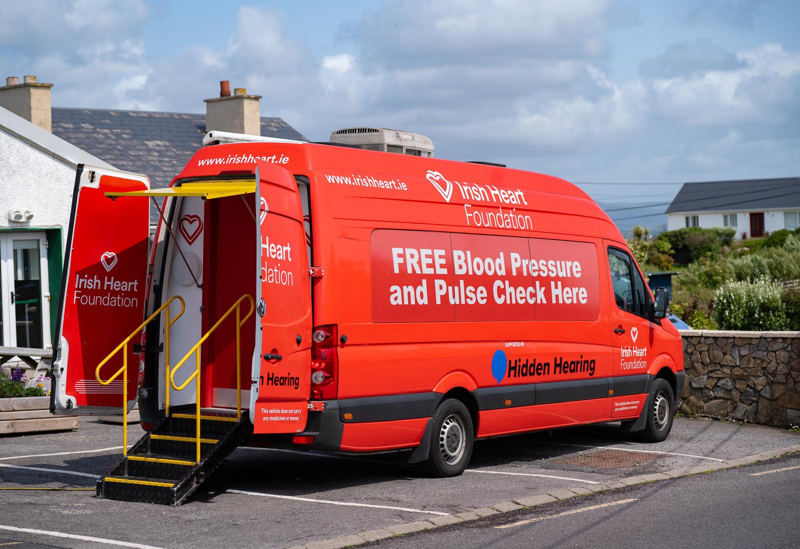 The Irish Heart Foundation’s Mobile Health Unit will visit Tullyallen Pharmacy on Friday, 28th August, offering free blood pressure and pulse checks. Irish Heart Foundation Mobile Health Unit offering free blood pressure and pulse checks