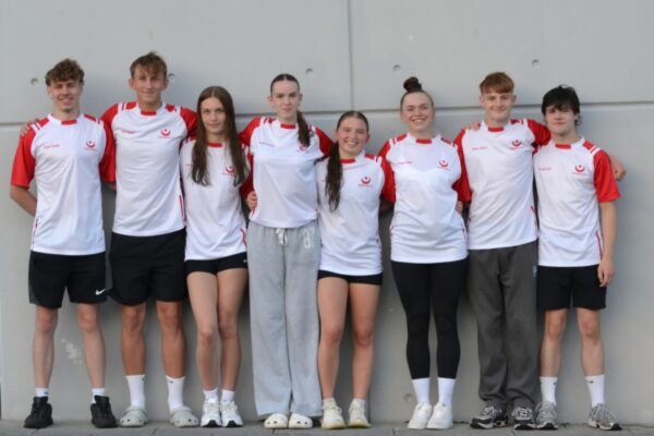 Members of Drogheda Swim Club pictured together after a successful 2026 season