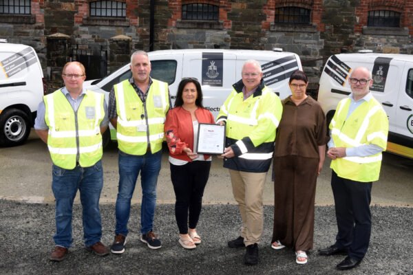 Representatives of Louth County Council marking the council’s ISO 45001 workplace safety certification award.
