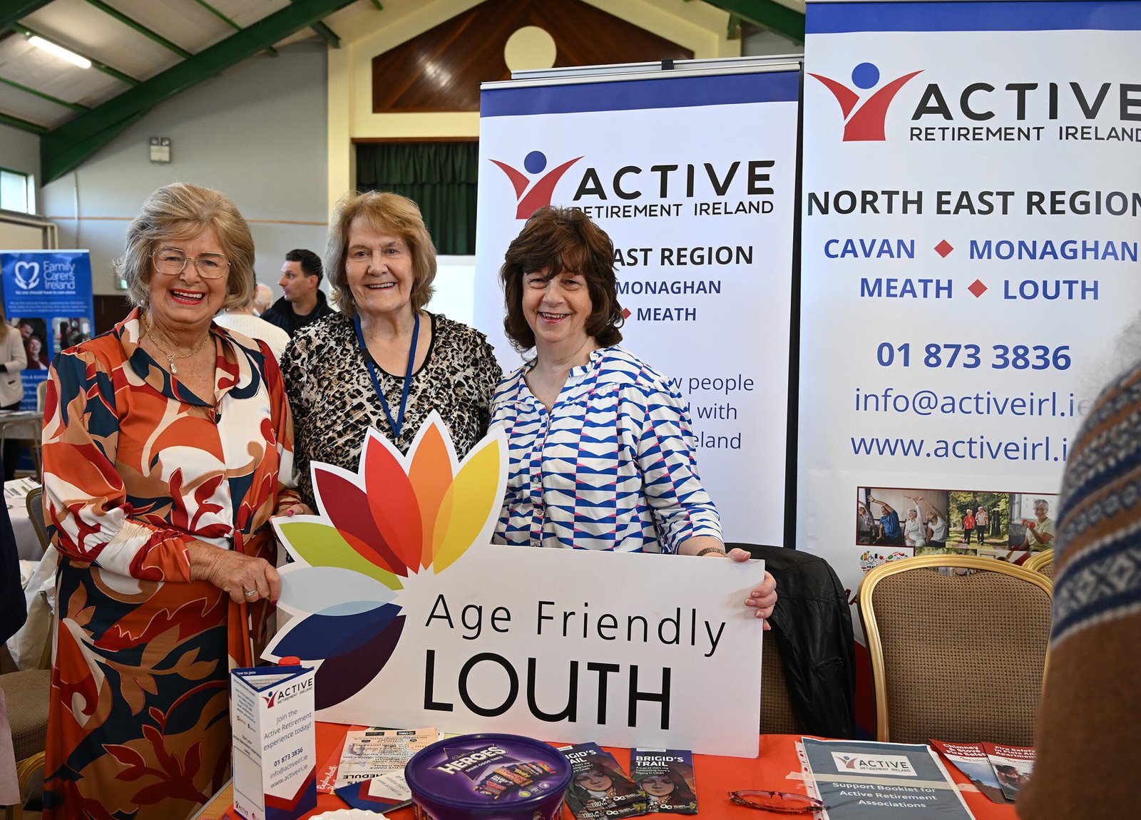 Age Friendly Louth representatives at a community information event