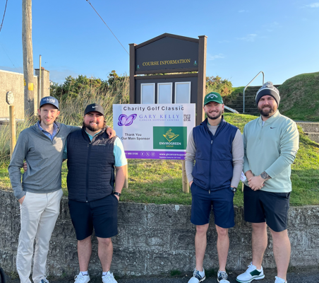 Winning team at the Gary Kelly Cancer Support Centre Charity Golf Classic 2026